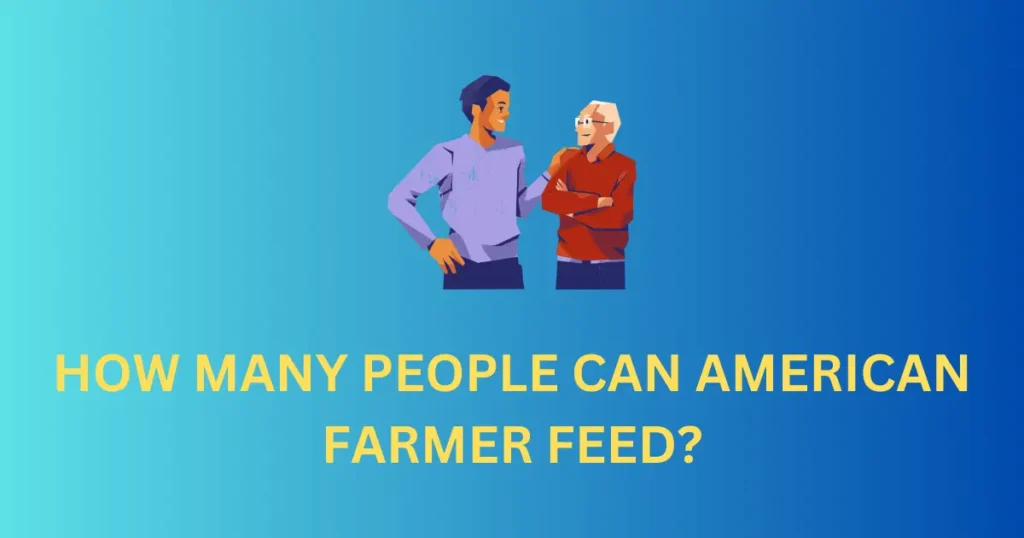 can american farmer feed